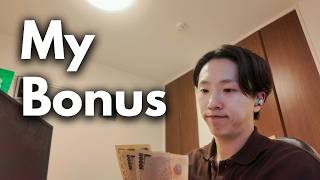 Bonus Day in Japan 🇯🇵 | A Normal Salaryman's ¥100,000 Bonus