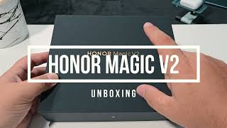 Unboxing del Honor Magic V2: Que trae en la caja?