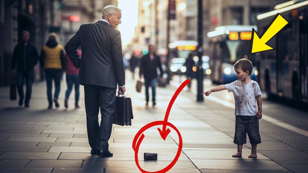 “MOÇO, SUA CARTEIRA CAIU…” — GAROTO DEVOLVE AO MILIONÁRIO E DIZ UMA FRASE QUE ELE NUNCA ESPERAVA OUV