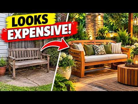 Outdoor Bench Ideas or Garden Bench Design Ideas to Make Your Spaces Look Expensive!