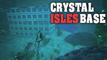 Building Our Underwater Tek Base On Crystal Isles! Ark PVP Small Tribes E5