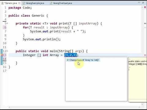 Java Generic methods