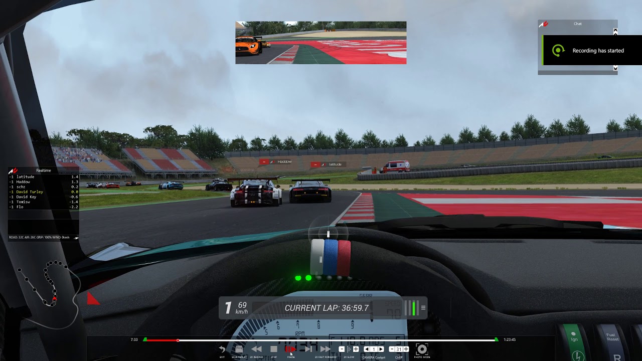 Assetto Corsa Incident turn 1 lap 10 SCHZ YouTube