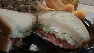 Old Fashion Bacon, Lettuce and Tomato Sandwich