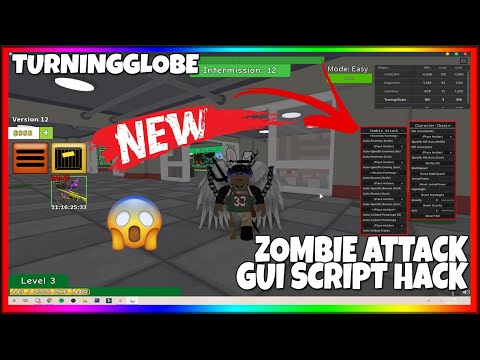 New Zombie Attack Gui Script Hack Is Overpowered With Speed Fly Auto Farm Infinite Coins Youtube - roblox zombie attack vip server how to hack and get free