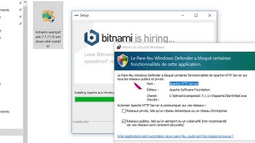 Installing Bitnami WAMP on Windows 10 (2018)
