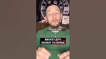 Bruce Lee’s Secret to SPEED