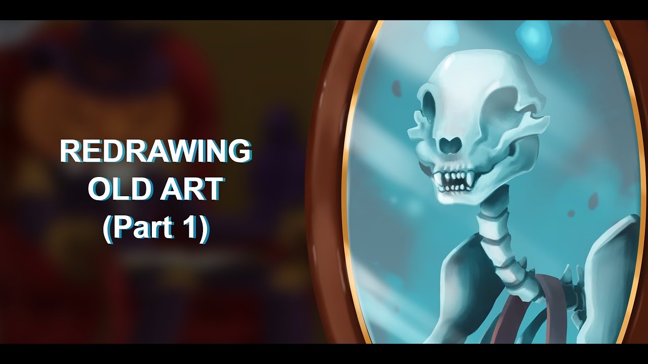 Redrawing old art (Part 1) - YouTube