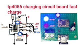 tp4056 charging circuit board fast charge