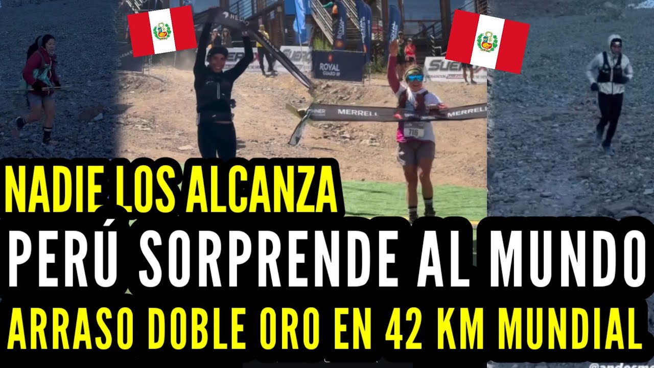 EL MUNDO NO LO ESPERABA!!😱 PERÚ ARRASA con DOBLE ORO HISTÓRICO en ATLETISMO 42 KM