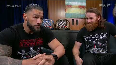Roman Reigns and Sami Zayn (Full Segment), WWE SmackDown, August 26 2022