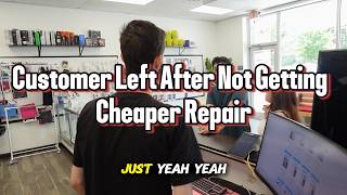 Customer Left After I Wouldn't Give Him A Cheaper Repair...