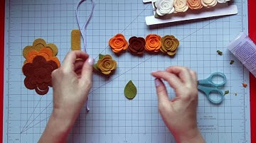 Felt Flower Headband Tutorial