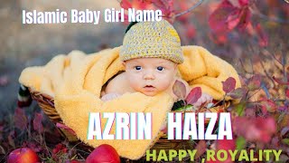 Arabic Baby double Name and meaning /Islamic rare and cute baby double name and meaning