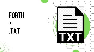 Forth Programming - Read / Write to Text Files How to