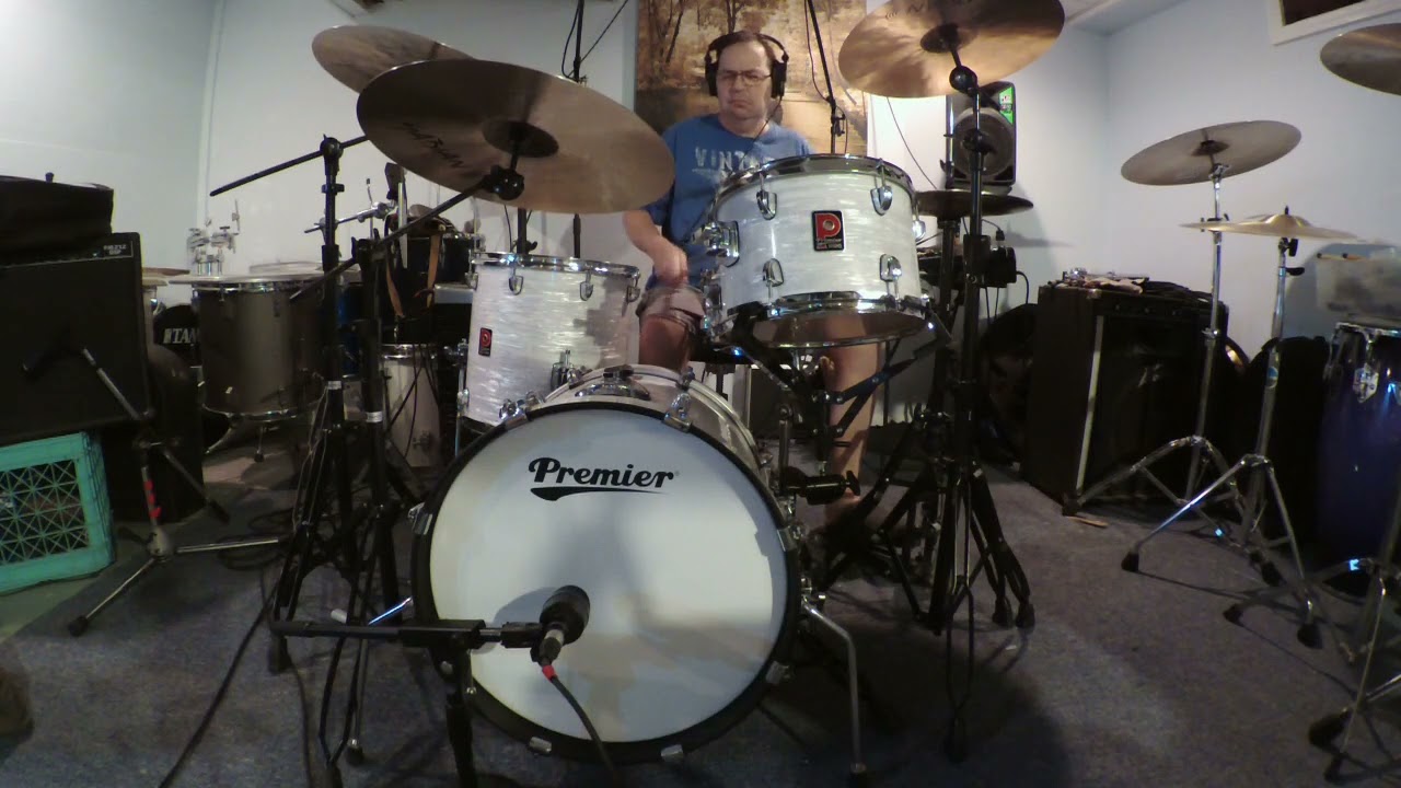 PREMIER HERITIGE KIT  HEADS CREANKED UP to bop sound