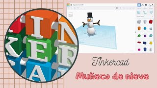 tinkercad  - Muñeco de nieve screenshot 4