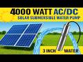 Is AC DC 4000 Watt Solar Submersible Motor Pump the BEST Choice for Your Irrigation Needs?
