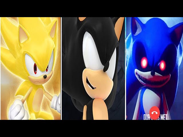 Dark Sonic vs Super Sonic Greeting Card for Sale by Zentix87