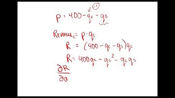 Cournot Oligopoly Problem Solve for Nash Equilibrium