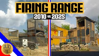 Firing Range Map Comparison - BO1 vs BO6 (2010 vs 2025) Content