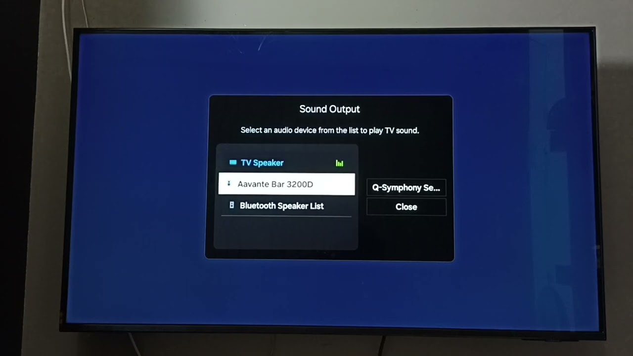 How to Manually Change Sound Output to Bluetooth Speaker on Samsung Tizen Smart TV | Tizen OS Guide