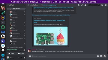 CircuitPython Weekly Meeting for March 1, 2021 #adafruit