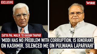 Modi Silenced Me On Pulwama Lapses, Is Ignorant on J&K, Has No Problem With Corruption-Ex-Gov Malik