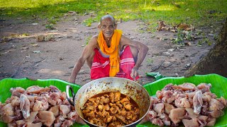92 Years old Grandpa Cooking Chicken Recipe ll Aja Kitchen
