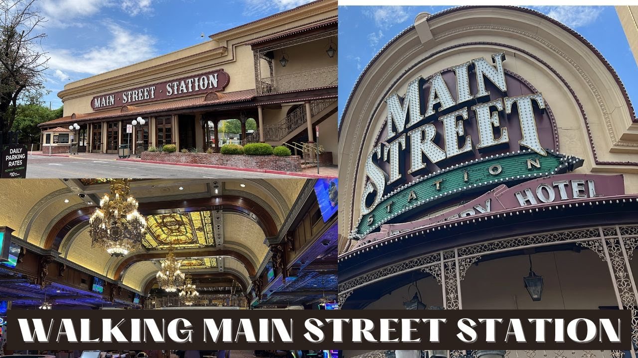 Walking main street station downtown las vegas nevada 8 23 22