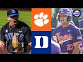 #10 Clemson vs #6 Duke (Game 2, Great Game!) | 2024 College Baseball Highlights
