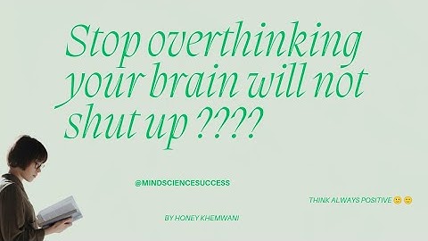 How to Stop Overthinking: 5 Simple Tricks That Actually Work”#overthinking #overthinkingquotes