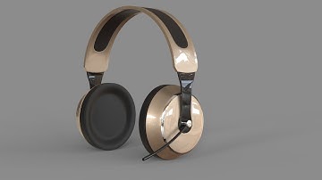 3ds Max Tutorials - Modeling Headset - Part 2 | Quick and Easy 3ds Max Tutorial | Gold Headphones