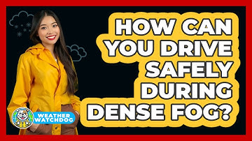 How Can You Drive Safely During Dense Fog?