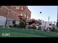 Watch the speed technique and high performance in goalkeeper training