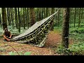 In Forest British Army Disruptive Pattern Material Basha Camp.