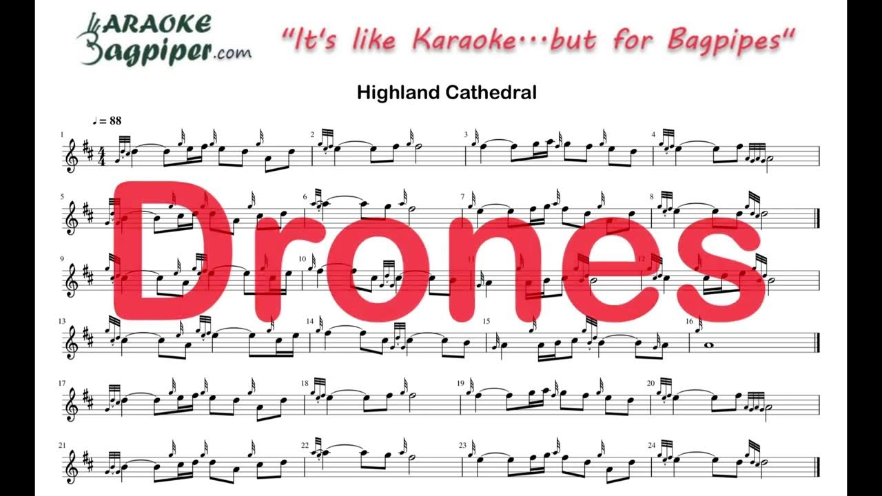 Highland Cathedral Cover Track with Bagpipes YouTube
