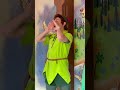 PETER PAN CROWS LIKE A ROOSTER AT DISNEY - LOOKING FOR HIS LOST BOYS - MAGIC KINGDOM #shorts