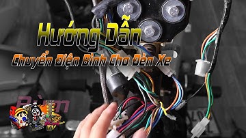 Hướng Dẫn | Đổi điện bình cho đèn xe Honda Wave | Bùm TV