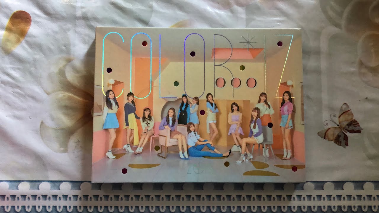 Izone Colorize Unit IZONE 1st Mini Album COLOR*IZ - Unsealed Unboxing - YouTube