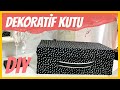 KOLAY DEKORATİF KUTU YAPIMI/DIY/SHOE BOX  FOR DECORATION