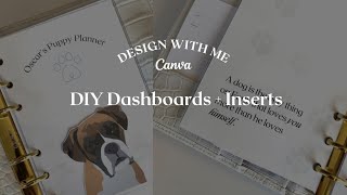 Design With Me! Making Planner Dashboards + Inserts in Canva | MadyPlans