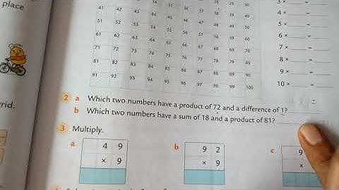 Class 3 | Maths Unit 4 | Multiplication Exercise 4C