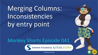 Information Merging Columns with Power Query - Monkey Shorts Episode 041 Guide