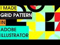 How I Created First Ever Grid Pattern in Adobe Illustrator