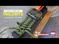 Easy Paracord Tutorial - How To Make Cara Membuat Strap Jam Trilobite Microcord Stitched Watchband 1