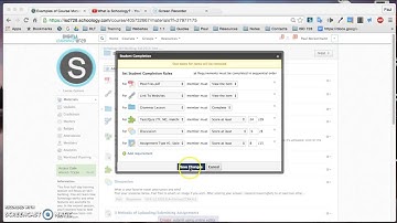 Schoology: Student Completion--Self-Paced Lessons