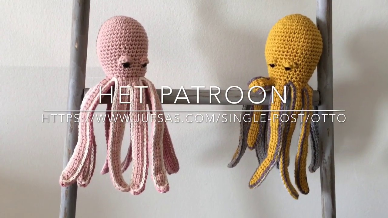 Spiksplinternieuw Otto de Octopus handmade by juf Sas gratis haakpatroon deel 2 IA-46