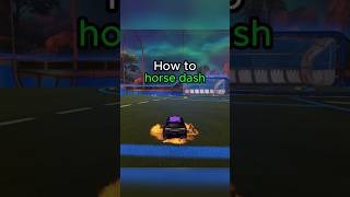 how to horse dash tutorial #rl #rocketleague #rocketleagueclips