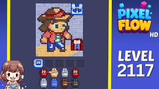 Pixel Flow Level 2117 Solution Walkthrough